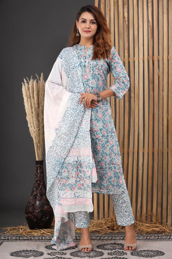 Cotton suits with shop cotton dupatta with price